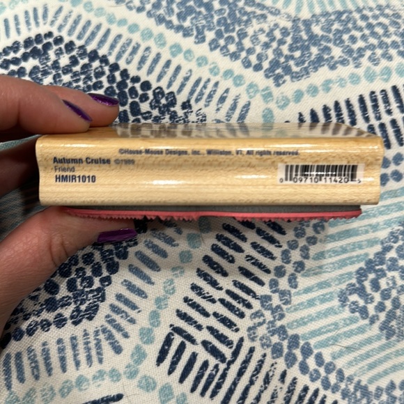 Stampabilities autumn cruise house mouse stamp. rare - Picture 3 of 4